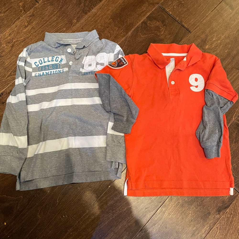 Boy size 5/6 shirts-set of two!